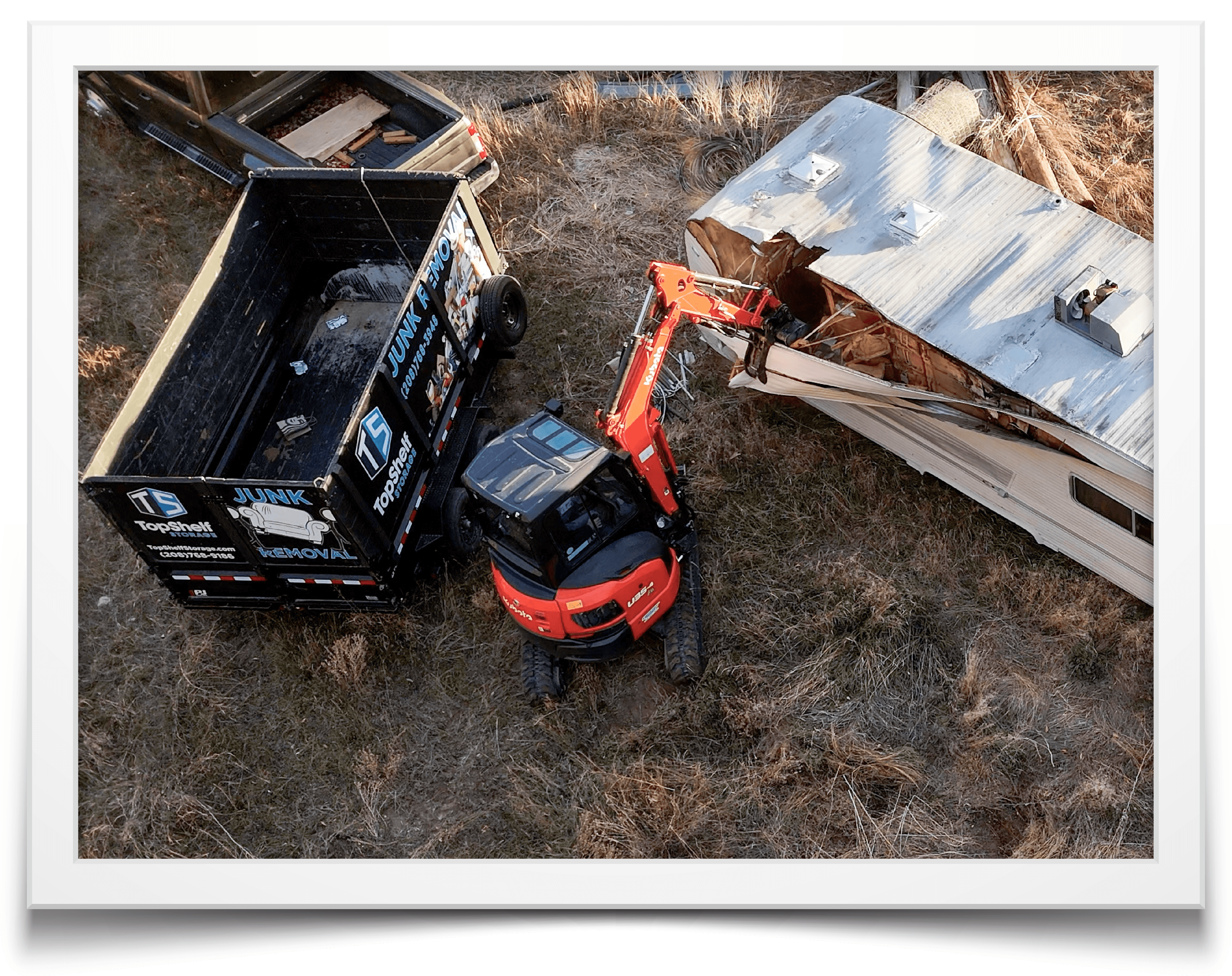 Bulk dirt and concrete debris removal service in the Treasure Valley Idaho