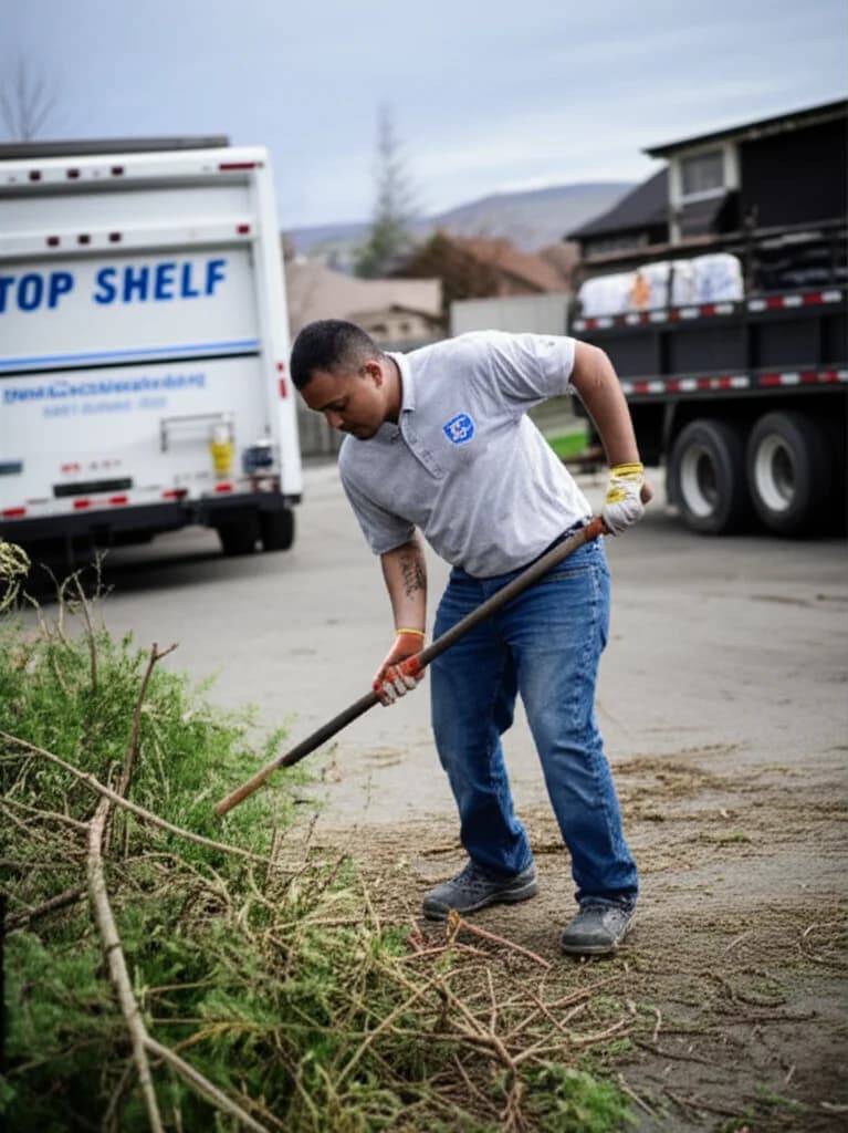 Professional land clearing equipment removing brush and debris in Boise Idaho