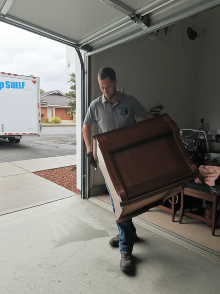 Estate cleanout service in progress at Boise home