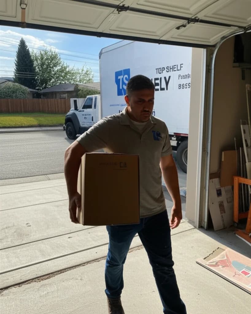 Professional crew clearing out a foreclosed property in Boise Idaho