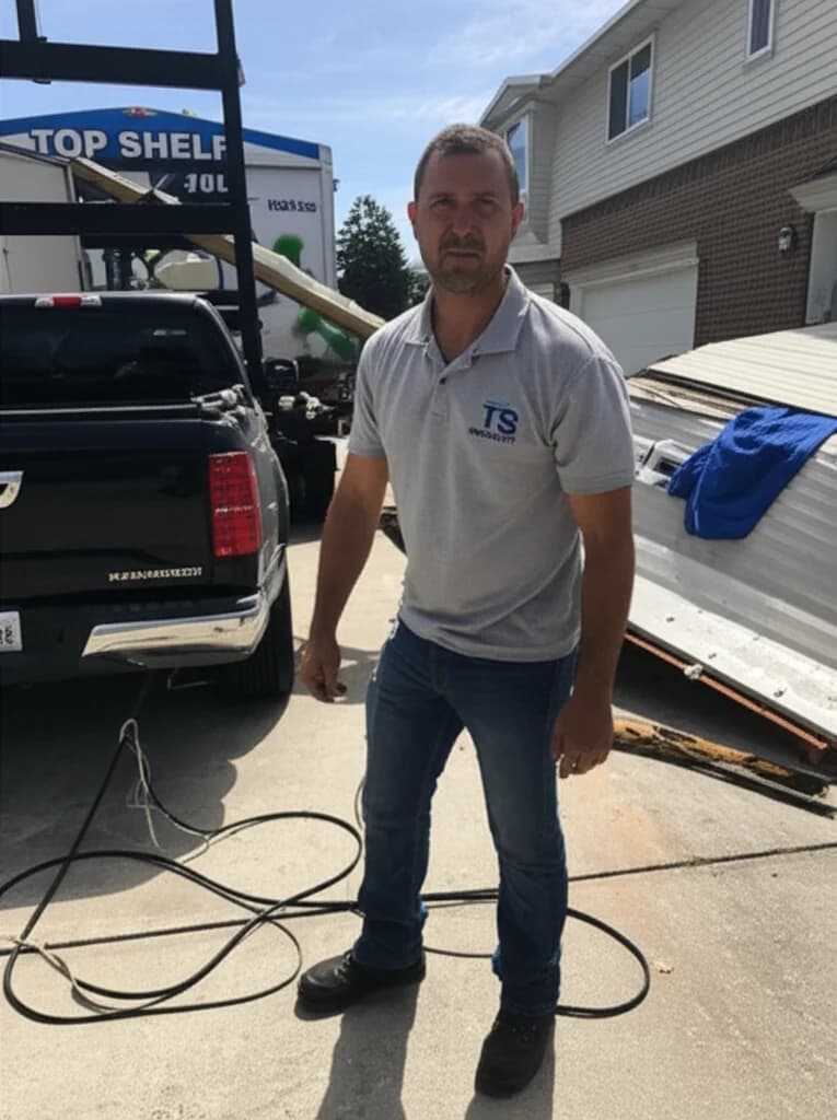 Professional mobile home demolition with excavator in Boise Idaho