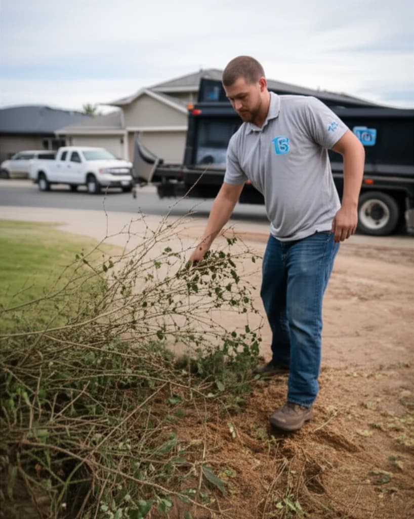 Professional land clearing crew clearing brush from a property in Boise Idaho